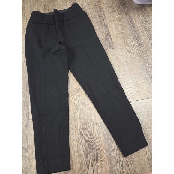Betabrand Power Down Pant Skinny Solid Black Medium Petite NEW - Picture 1 of 5